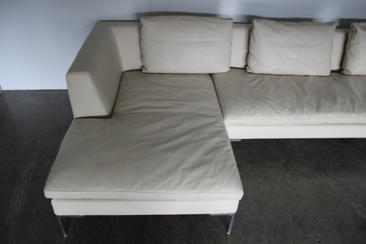 Stunning Impeccable Large B&B Italia "Charles" L-Shape Sectional Sofa ...