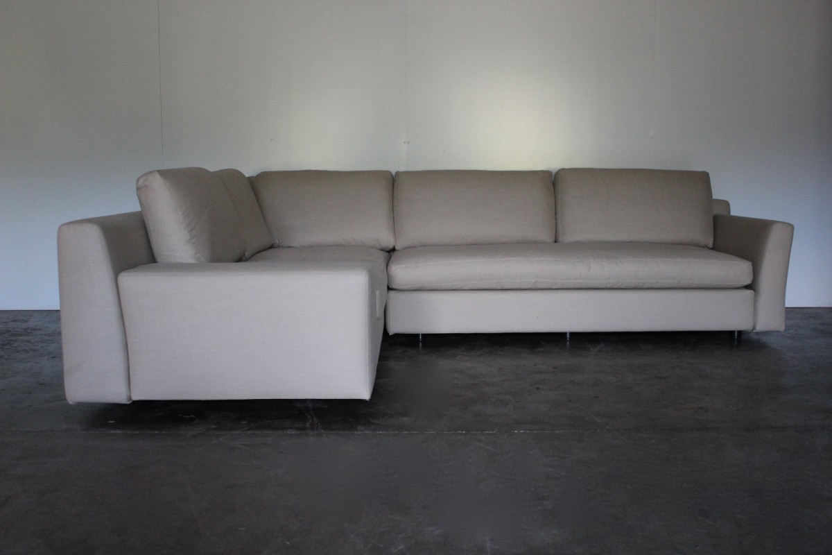 Mint Huge Cassina "235-238 Mister" L-Shape Sectional Sofa In Natural ...