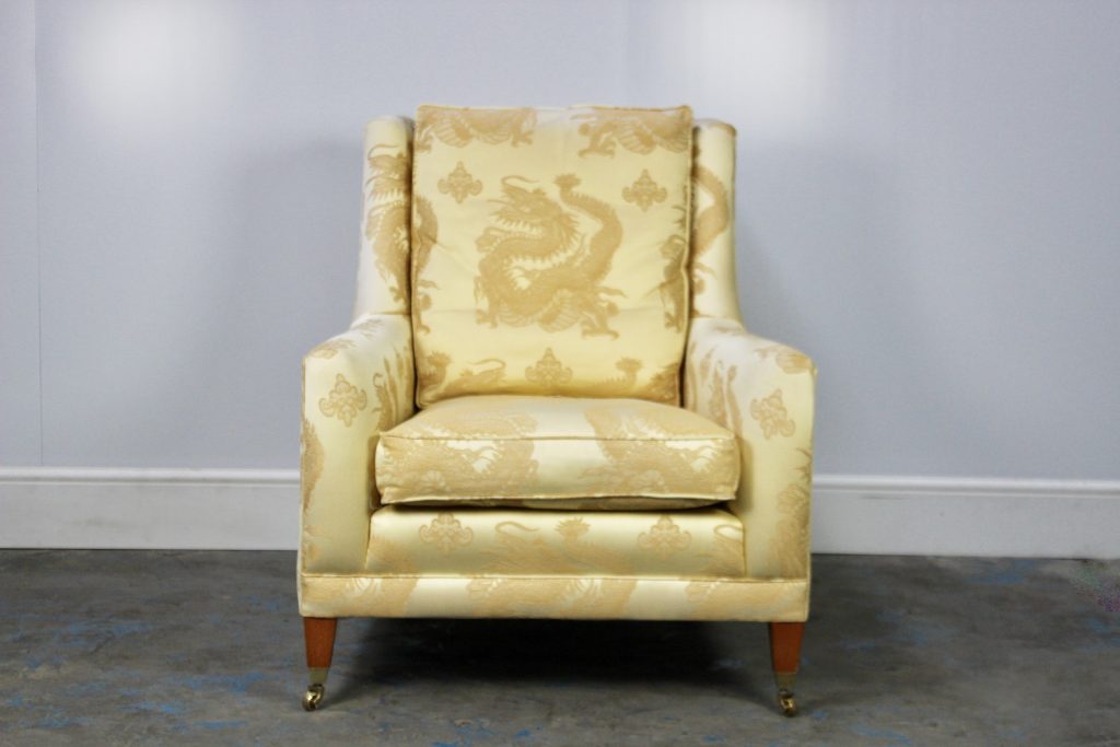 dragon wingback chair