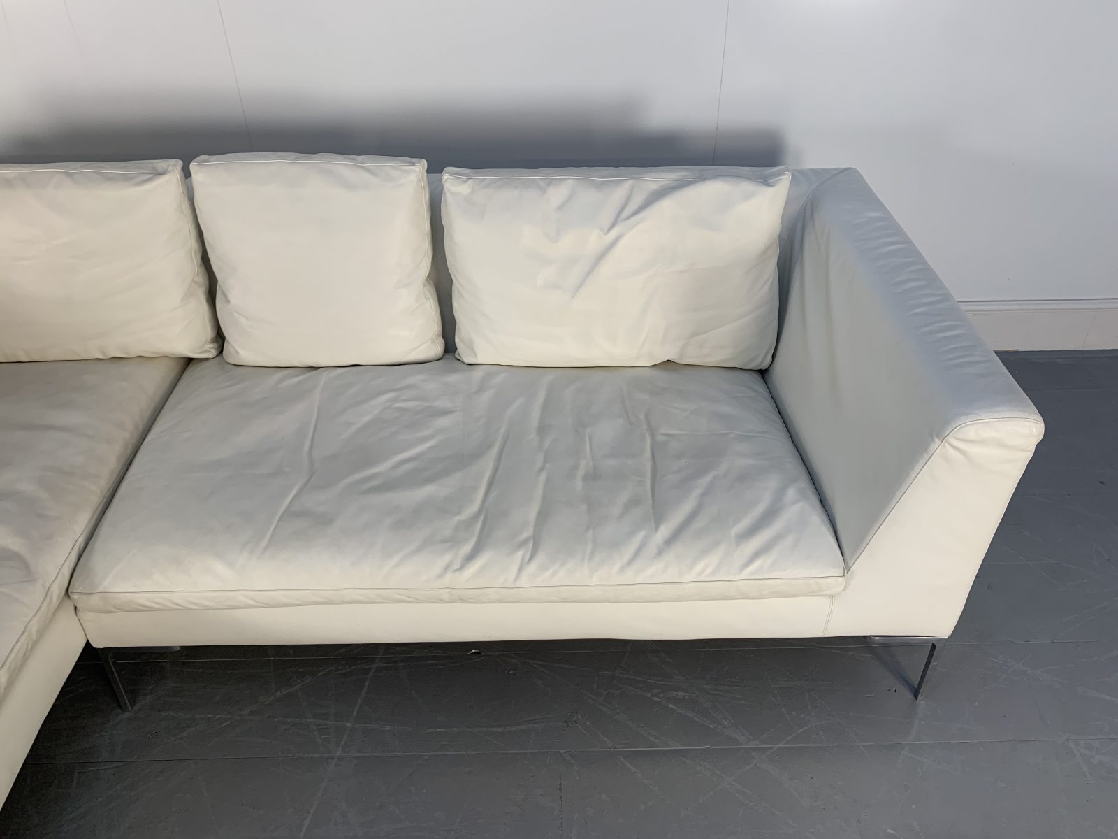 RRP £10,000 - Superb B&B Italia "Charles" L-Shape Sectional Sofa In ...